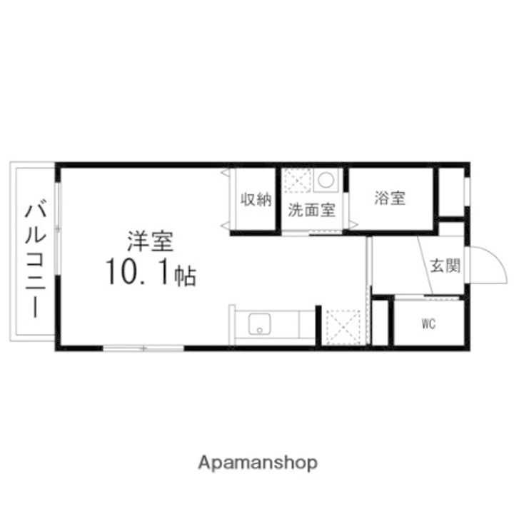 コンフォート永和台Ⅲ101の間取り