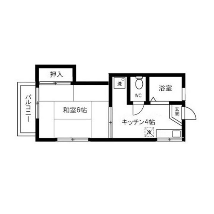 第一コーポいとう201の間取り