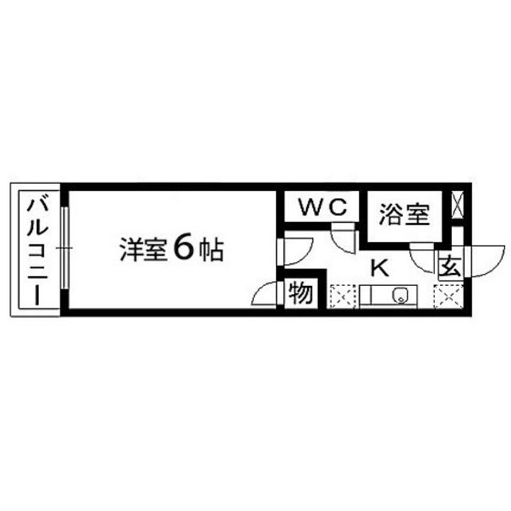 アクティブパレス百合ヶ丘B817の間取り