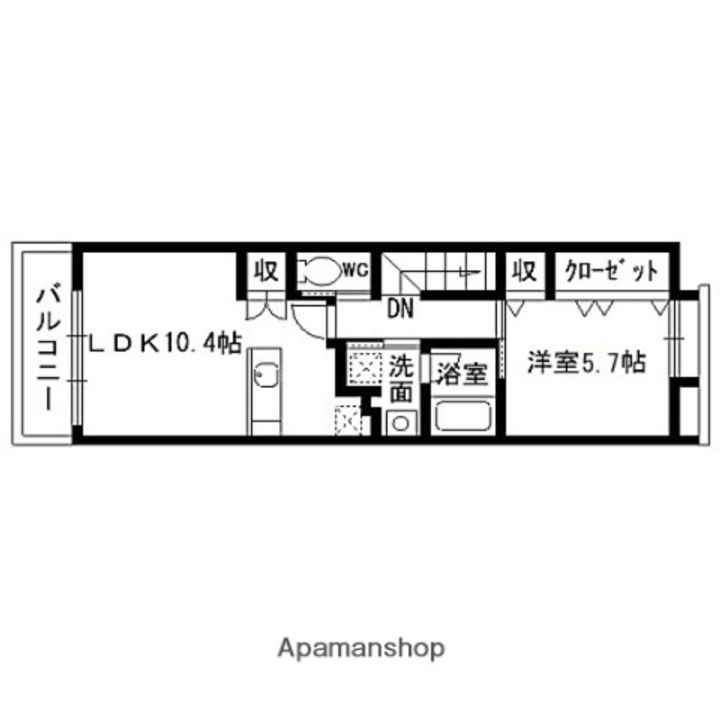 ブロッサム・アベニュー202の間取り