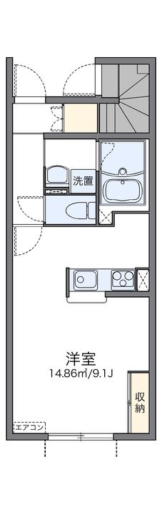 レオネクストクラーク館104の間取り