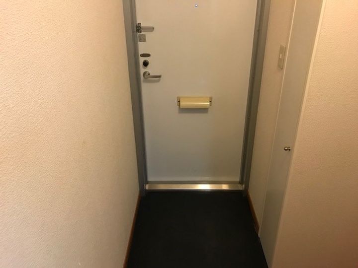 レオパレスフォレストコートⅡ106の玄関
