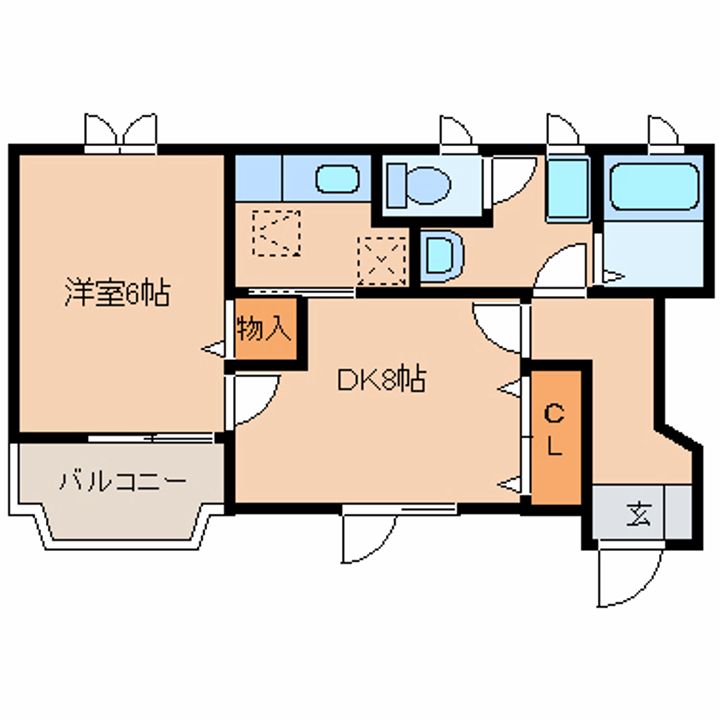 グランメール・三祐の間取り