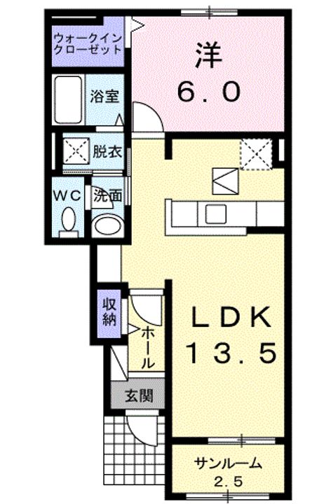アルバーダⅡの間取り