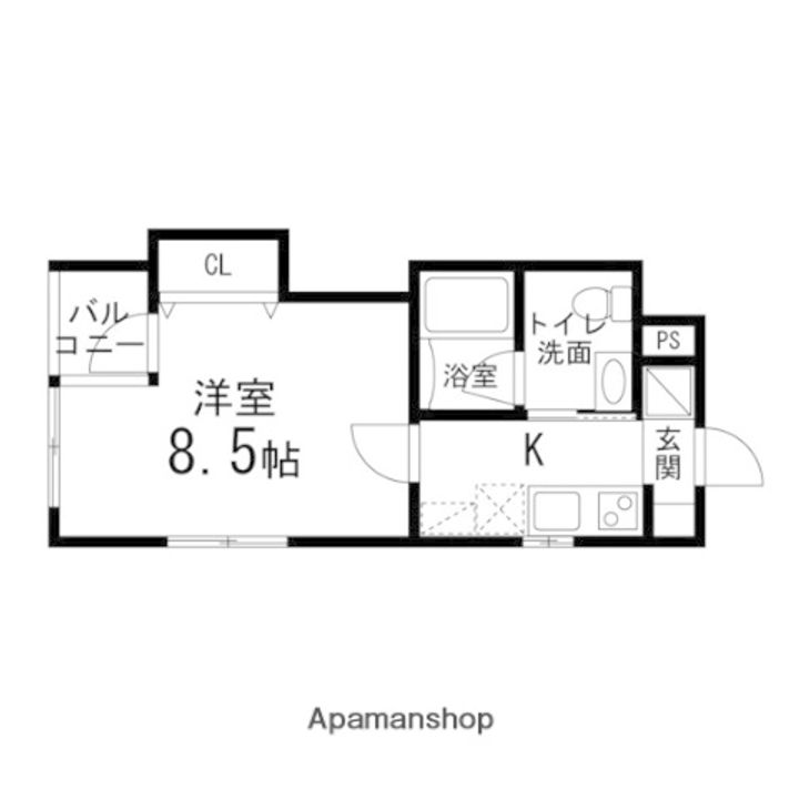 ゾンネモント子平町216の間取り