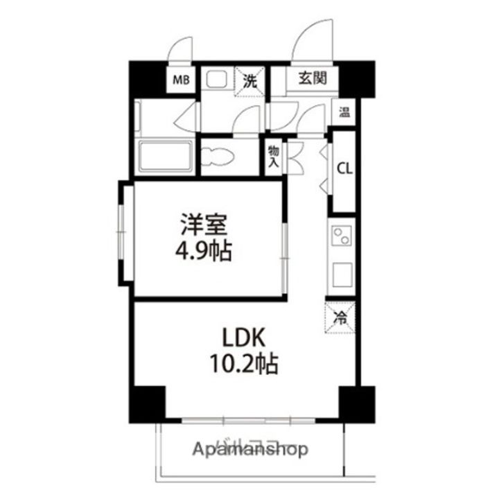 ケンズコート301の間取り