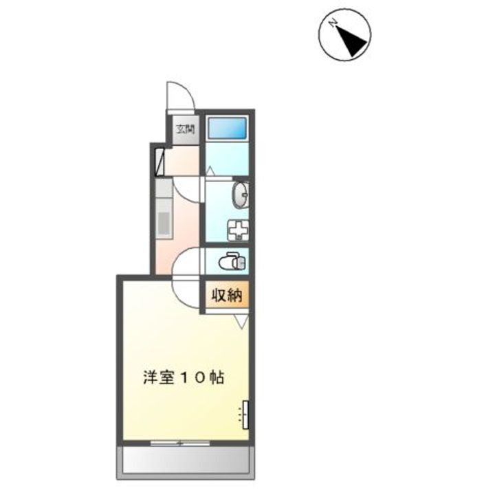 ベアローズ弐番館の間取り