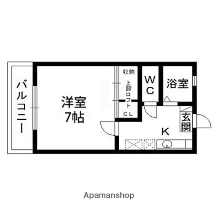 セブンレーク205の間取り