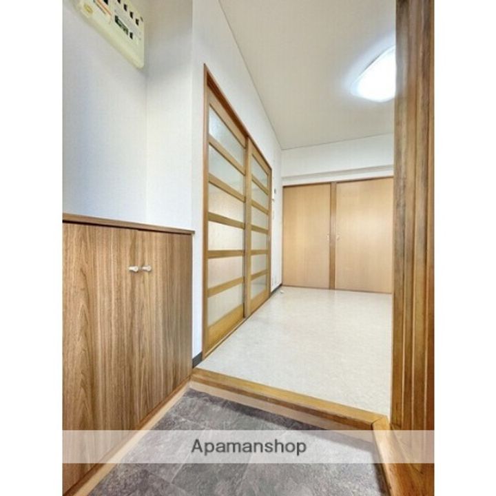 裳榮ハイツ206の玄関