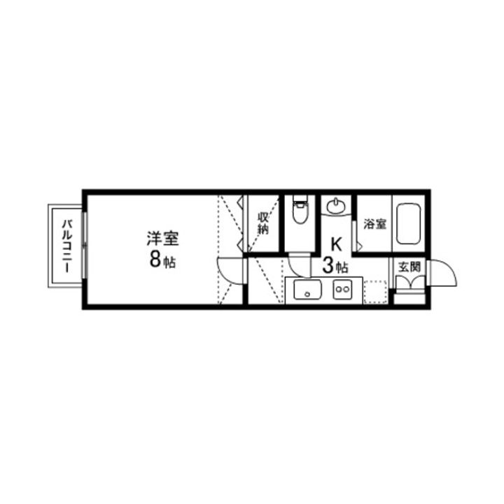 サンヒルズ国見四番館の間取り