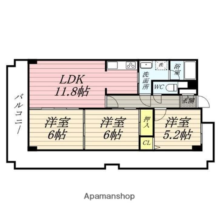 ガーデンプラザ泉中央の間取り