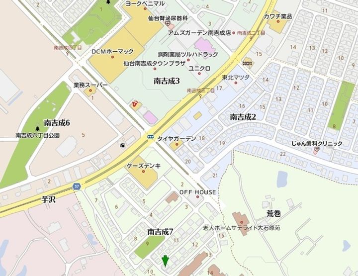 クレセール南吉成壱番館の周辺