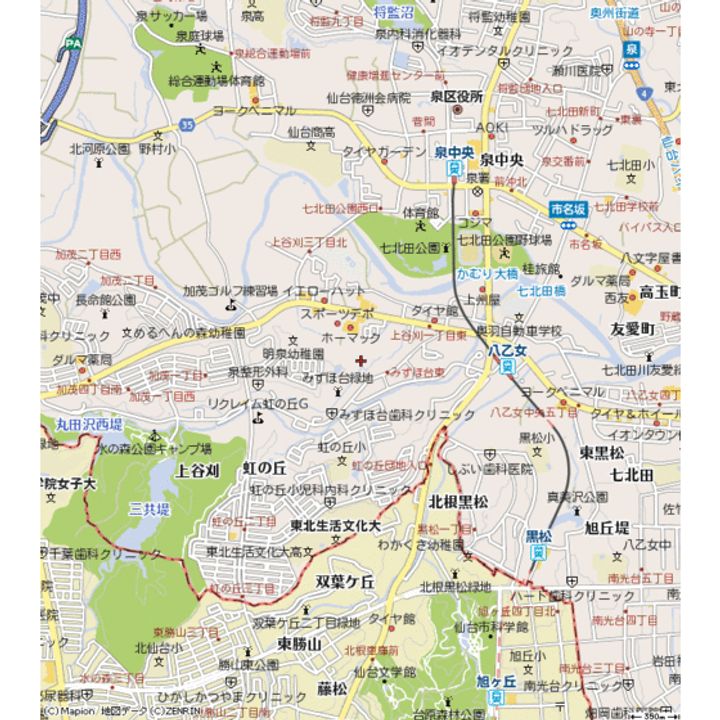 ヒルサイドテラスE棟の周辺