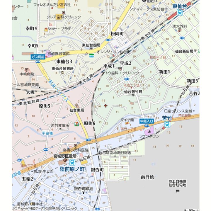 セジュール苦竹の周辺