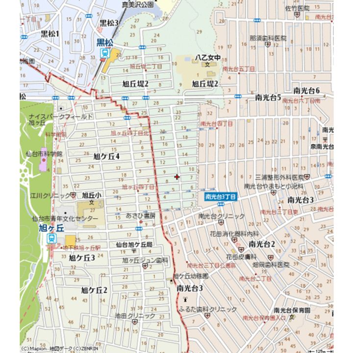 サンロード旭ヶ丘の周辺