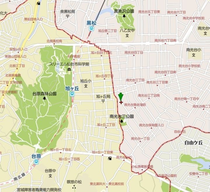 SUNHILLS南光台の周辺