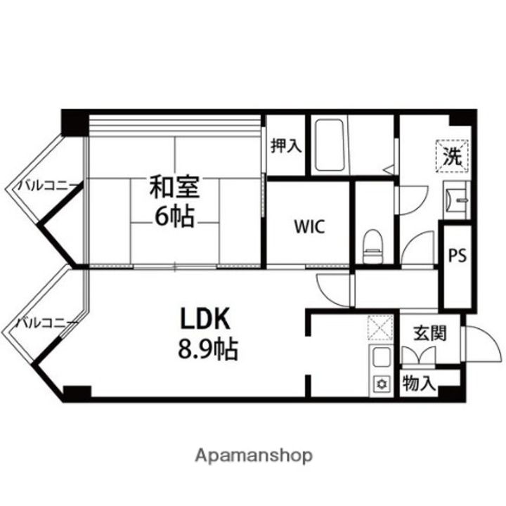 VIP仙台二日町806の間取り