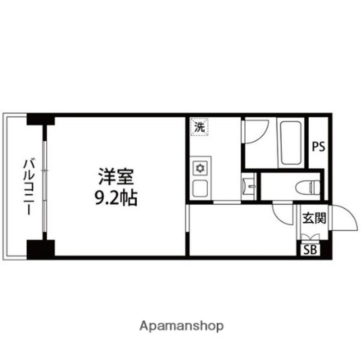 VIP仙台二日町ANNEX605の間取り