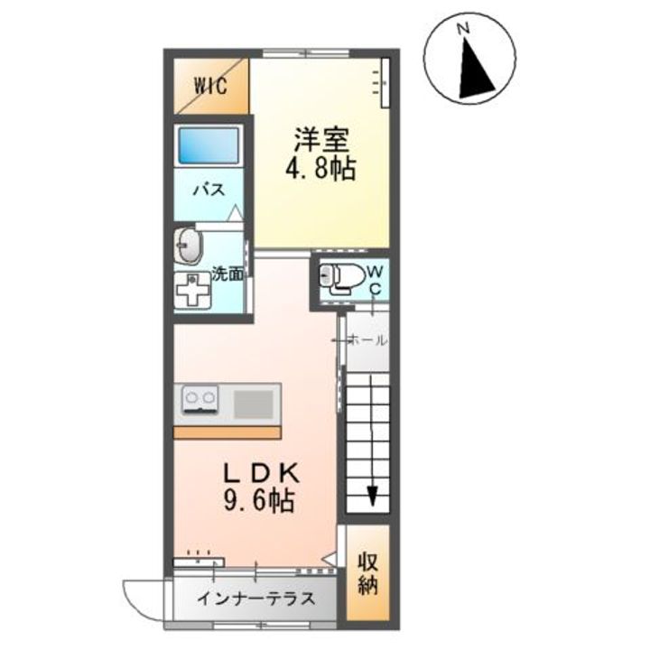 レジデンス吉岡201の間取り