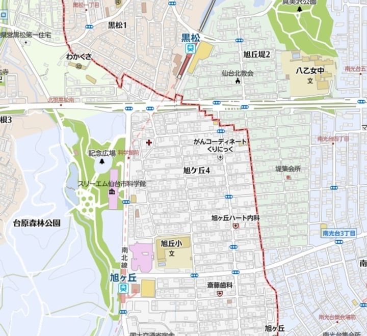 エクセランス・ド・旭ヶ丘の周辺