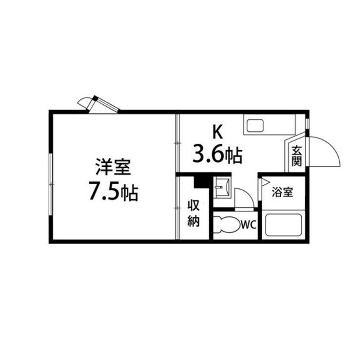 オークヒルズ101の間取り