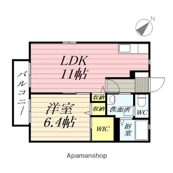 ラルジュ・ハーモニーⅡの間取り