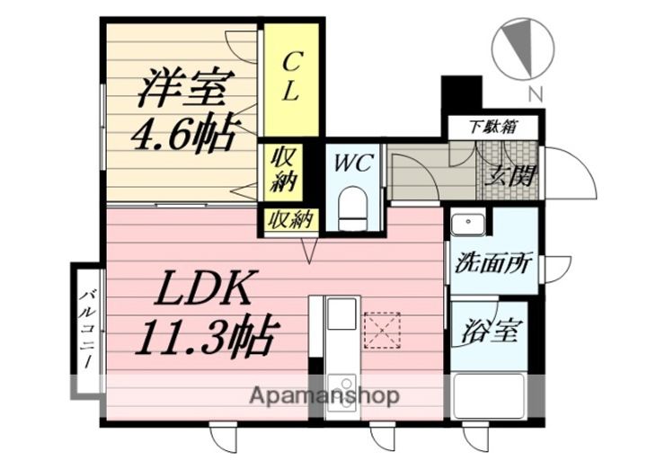 ティアラコートAKの間取り
