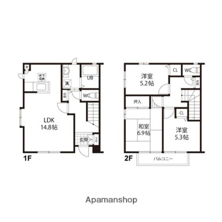 グランドリームA棟101の間取り