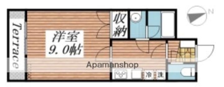 アーバンヒルズ国見402の間取り