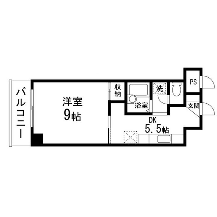 YSKコーポ卸町0605の間取り