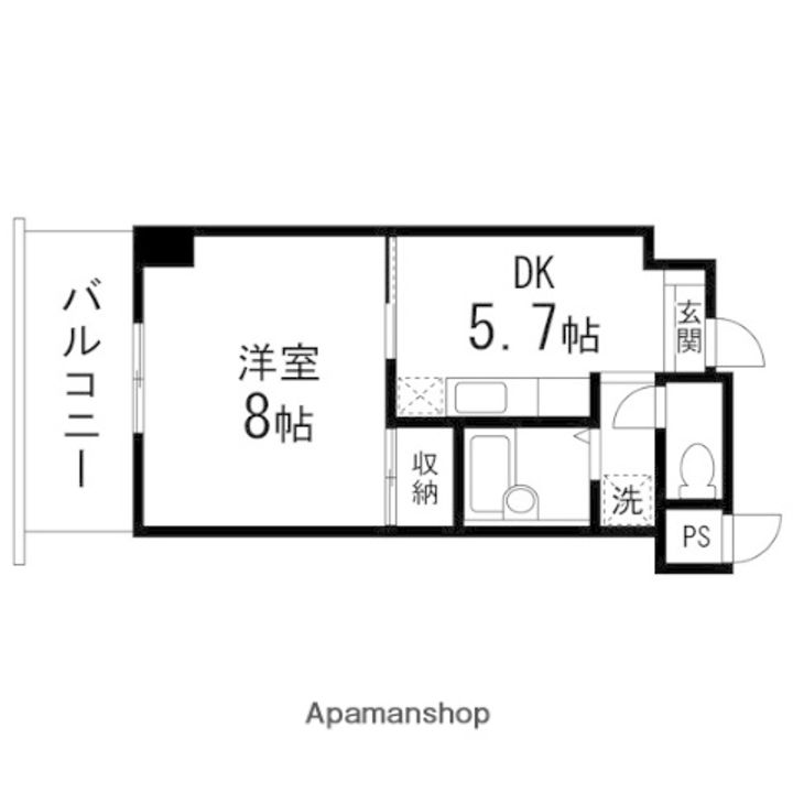 YSKコーポ卸町0213の間取り