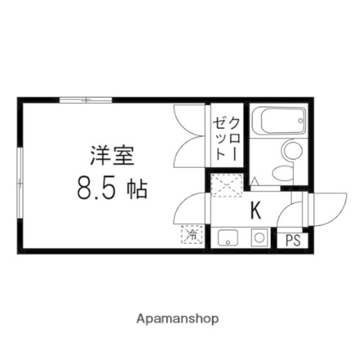 サン・アムール11101の間取り