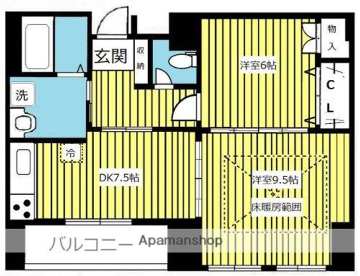 HF仙台レジデンスEASTの間取り