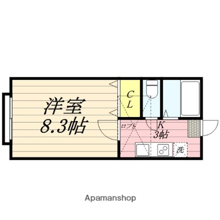 ホワイトキャッスル遠見塚9番館の間取り