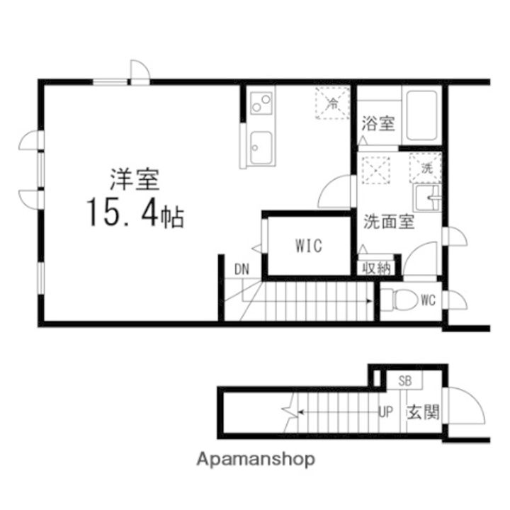 ラド・ヒュース リンドラ203の間取り