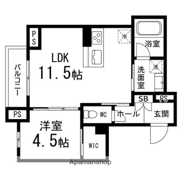 ベレオ長町一丁目302の間取り