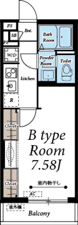 リスブロン北四番丁の間取り