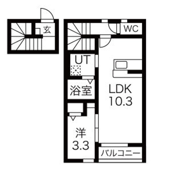 FORET LUMIERE(フォレルミエール)の間取り
