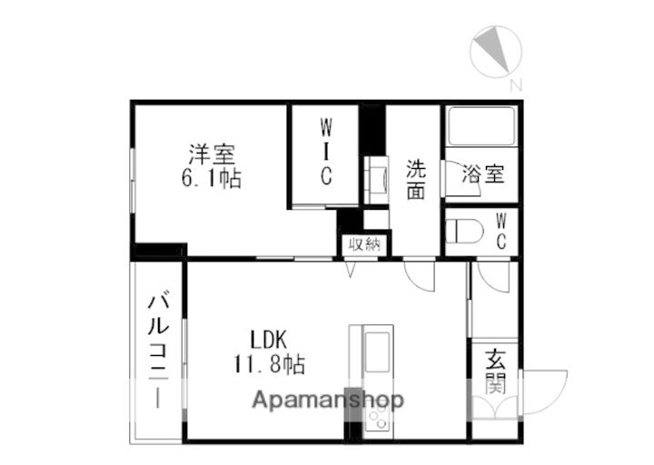 メゾンRUEBRILLERの間取り