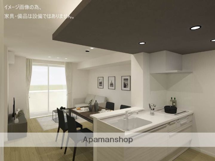 宮城県仙台市若林区元茶畑の賃貸マンションのキッチン