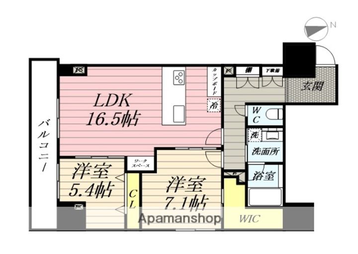 ナナアーク荒町の間取り