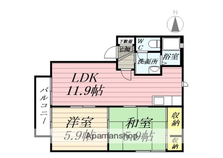 アーバネストの間取り