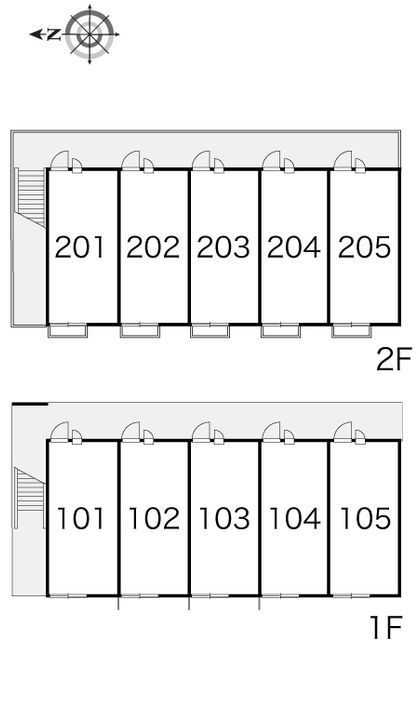 レオパレスツルカメ荘203の内装