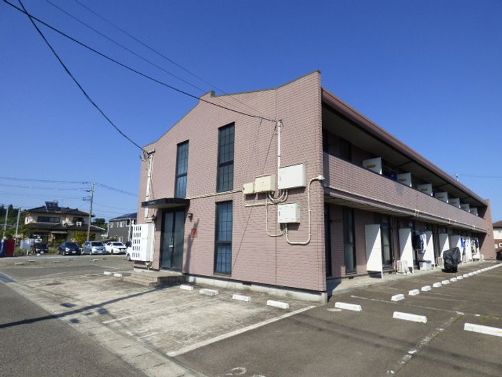宮城県多賀城市八幡字庚田の賃貸アパートの外観