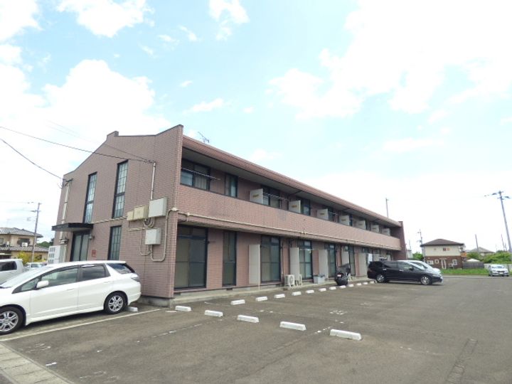 宮城県多賀城市八幡字庚田の賃貸アパートの外観