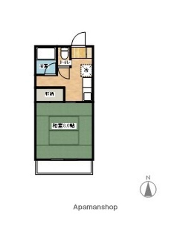 星コーポの間取り