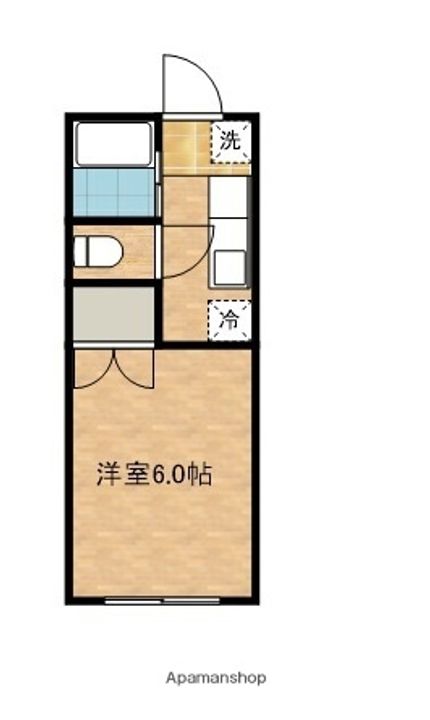 コーポマリーン207の間取り