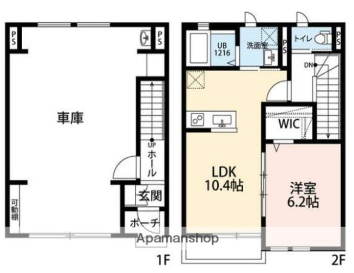 エスパース Mの間取り