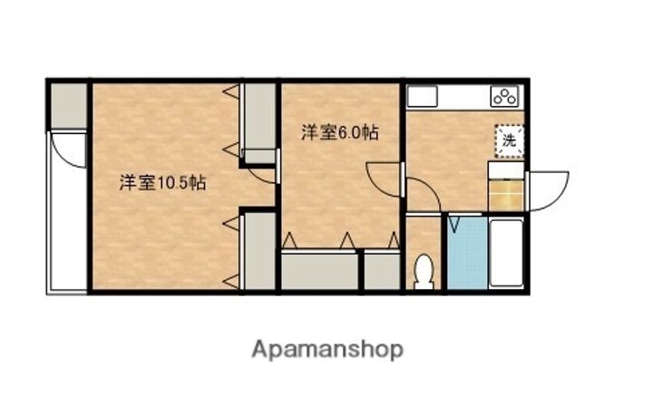 コーポ寿の間取り