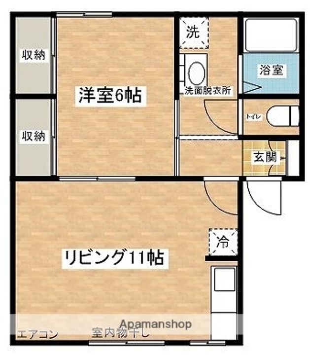 セジュールラフィネ103の間取り